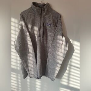 Patagonia Gray Ribbed Men's Sweater